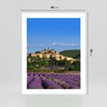 Plakat bez ramy 40x50 - Prowansalska Aura - lawenda, Prowansja
