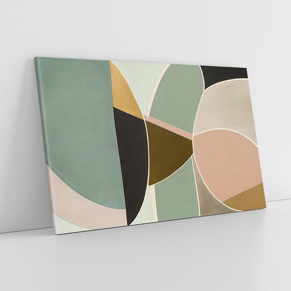 Obraz na płótnie 100x70 - Abstrakcyjne Pudry - abstrakcyjne kształty, plamy