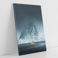 Obraz na płótnie 50x70 - Skandynawski pejzaż - skadynawski, pejzaż