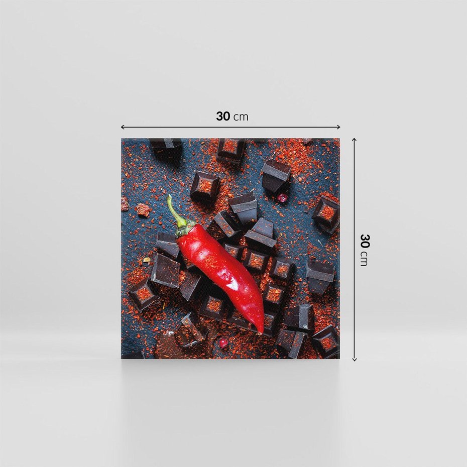 Obraz na płótnie 30x30 - Papryka w Restauracji - restauracja, papryka