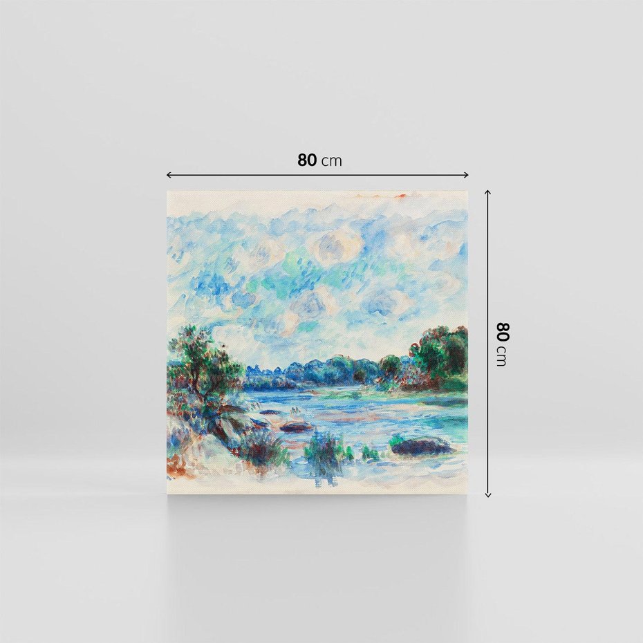 Obraz na płótnie 80x80 - Pejzaż w Pont-Aven (1892), Pierre'a-Auguste Renoir - Reprodukcja - reprodukcja, obraz na płótnie