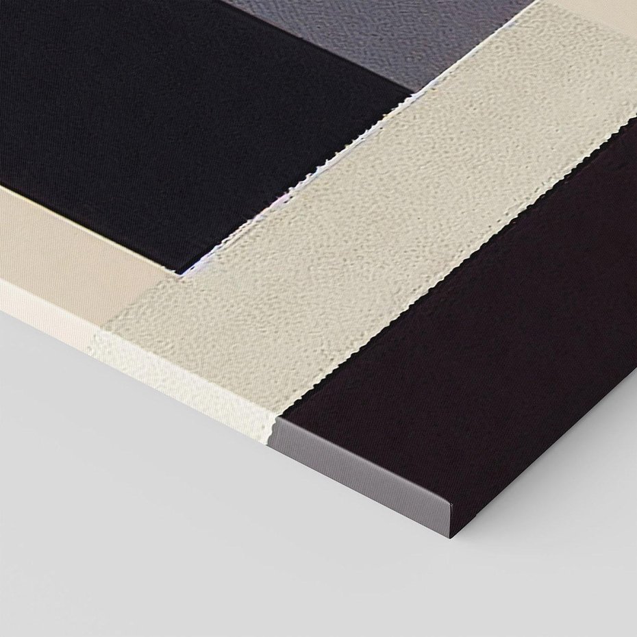 Obraz na płótnie 70x100 - Nowoczesne Brązy - geometryszne pasy, nowoczesny styl