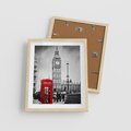 Plakat w ramie 40x50 - Ikoniczny Big Ben w Londynie - Big Ben, Londyn - rama drewno