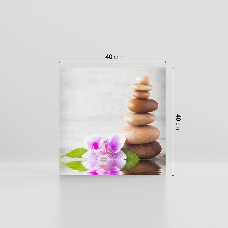 Obraz na płótnie 40x40 - Spa japońskie: sztuka relaksu - spa, japońskie