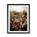 Plakat w ramie 50x70 - Jesienny Mikrokosmos - suchetrawy, jesienny klimat - rama czarna