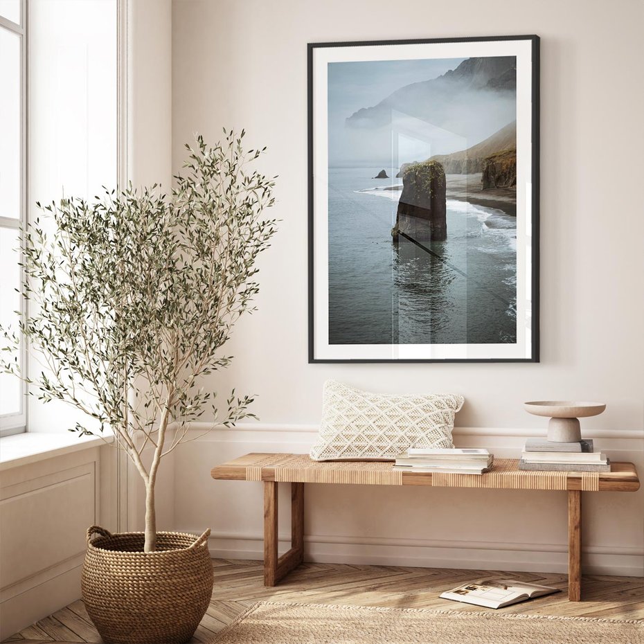 Plakat bez ramy 21x30 - Mistyczna Aura - morze, mgła