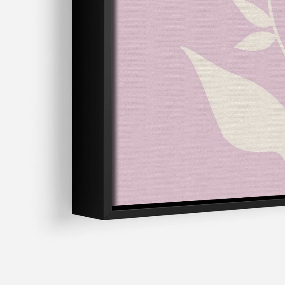 Obraz w ramie 50x70 - Migotliwe Widzenie Kwiatów - nowoczesny plakat, roślinne motywy - rama czarna