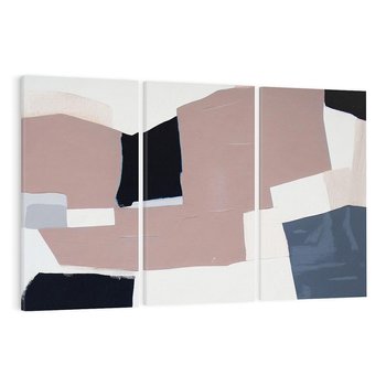 Obraz na płótnie 120x80 - Wyrażona cisza abstrakcji - abstrakcyjne, nieregularne kształty