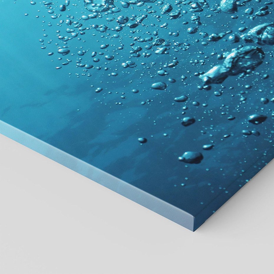 Obraz na płótnie 120x80 - Gra Bąbelków - woda, bąbelki