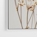 Obraz w ramie 50x70 - Delikatne gipsówki - gipsówka, suche - rama biała