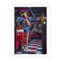 Plakat bez ramy 30x40 - Czas Na Wyjątkowy Posiłek - restauracja, retro