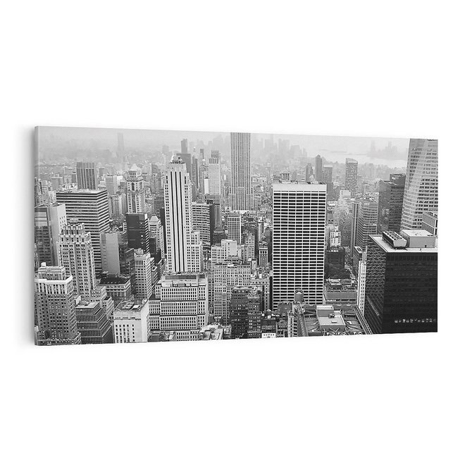 Obraz na płótnie 100x50 - Majestatyczne Wysokości - Nowy Jork, wieżowce