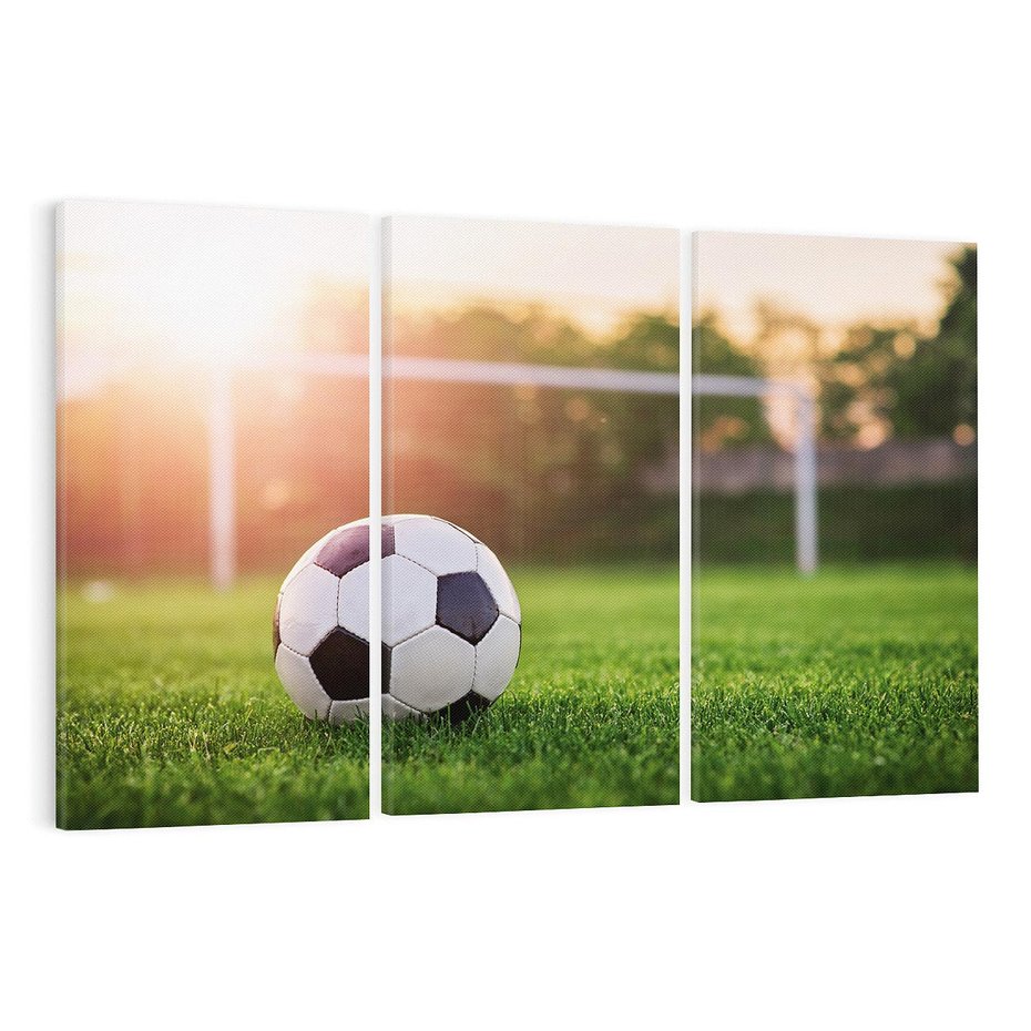 Obraz na płótnie 120x80 - Emocje na stadionie - piłka nożna, stadion