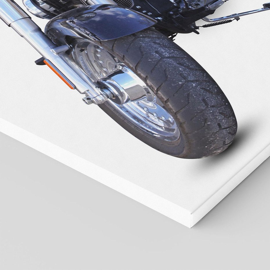 Obraz na płótnie 70x100 - Motocykl w ruchu - motor, bike