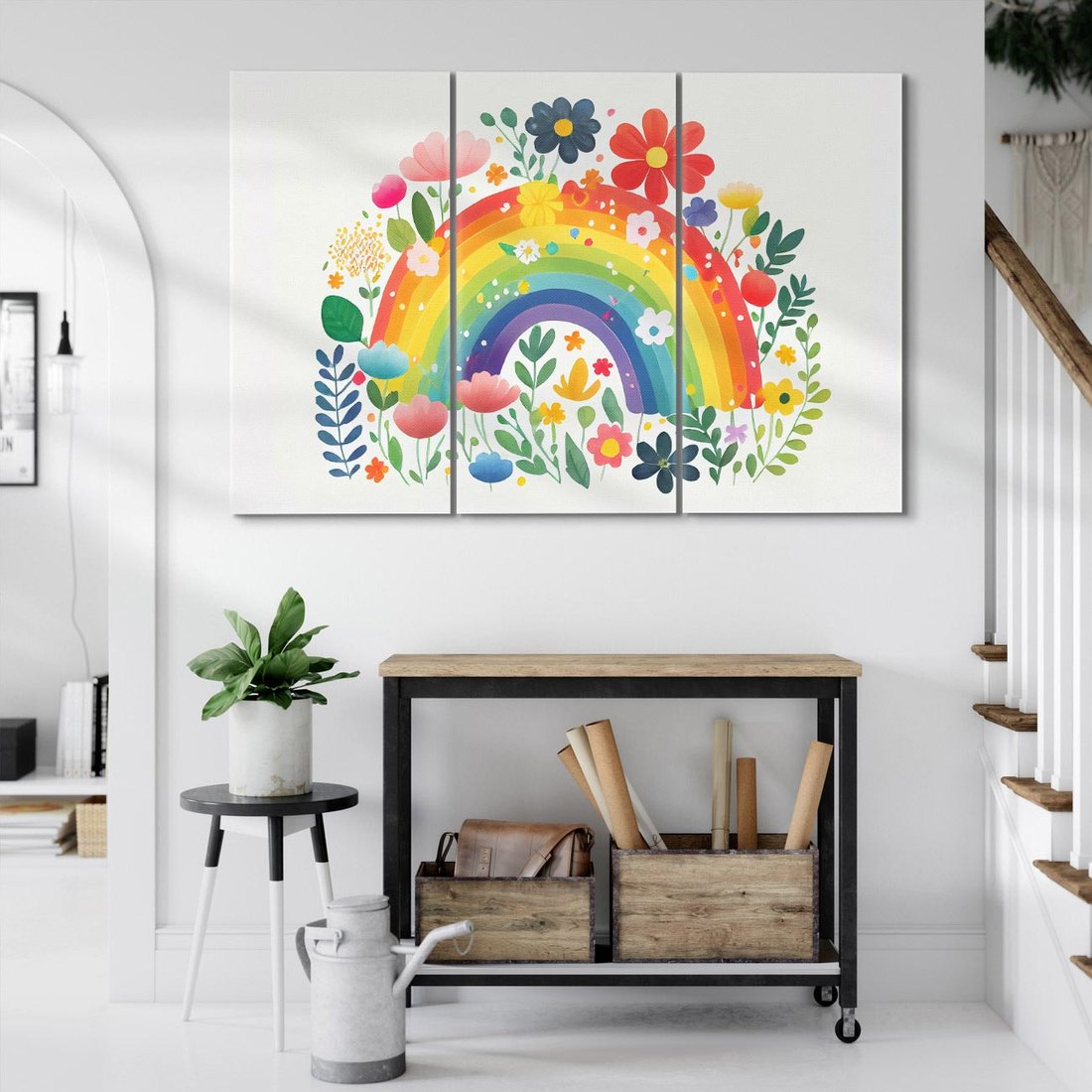Obraz na płótnie 120x80 - Kolorowe Marzenia - obraz do pokoju dziecka, dziewczynki