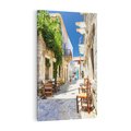 Obraz na płótnie 70x100 - Magiczny Spacer - uliczka, perspektywa