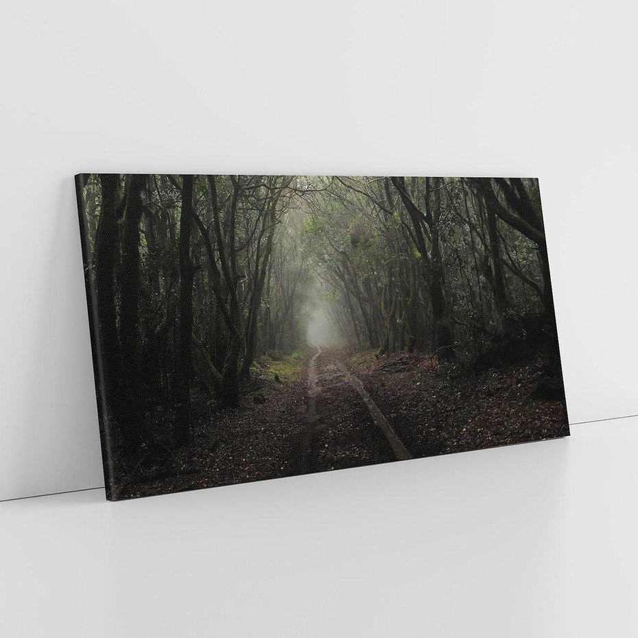 Obraz na płótnie 120x60 - Urok Drogi - las, droga