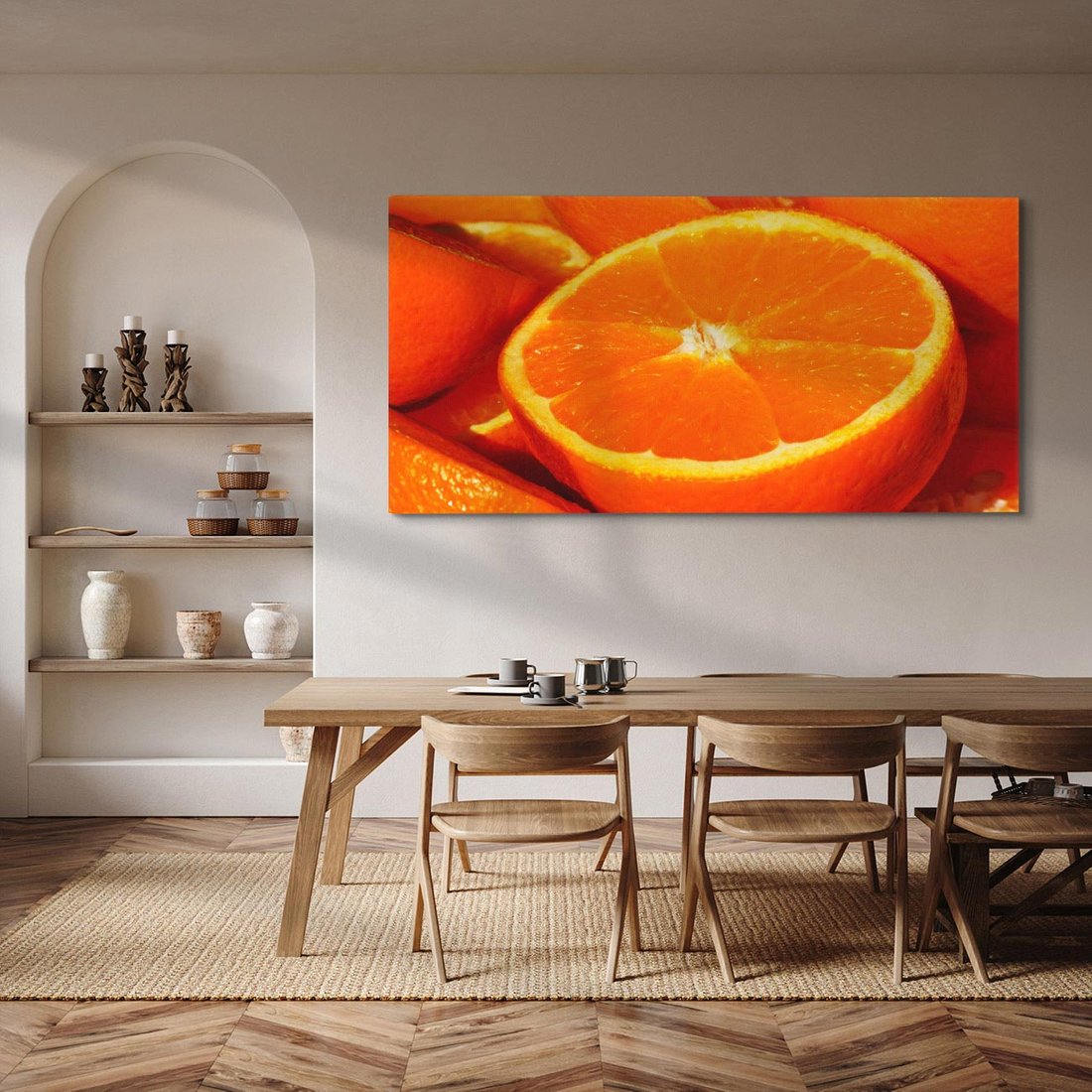 Obraz na płótnie 120x60 - Pomarańcze Owoce - pomarańcze, owoce