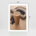 Plakat bez ramy 50x70 - Kawa ice coffee: orzeźwiający napój - kawa, ice