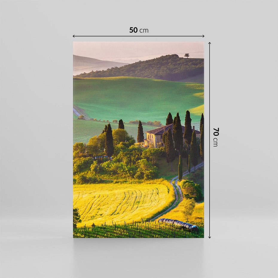 Obraz na płótnie 50x70 - Pejzaż w perspektywie - pejzaż, perspektywa