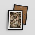 Plakat w ramie 30x40 - Magia Jesiennych Liści - liście, suche liście - rama czarna