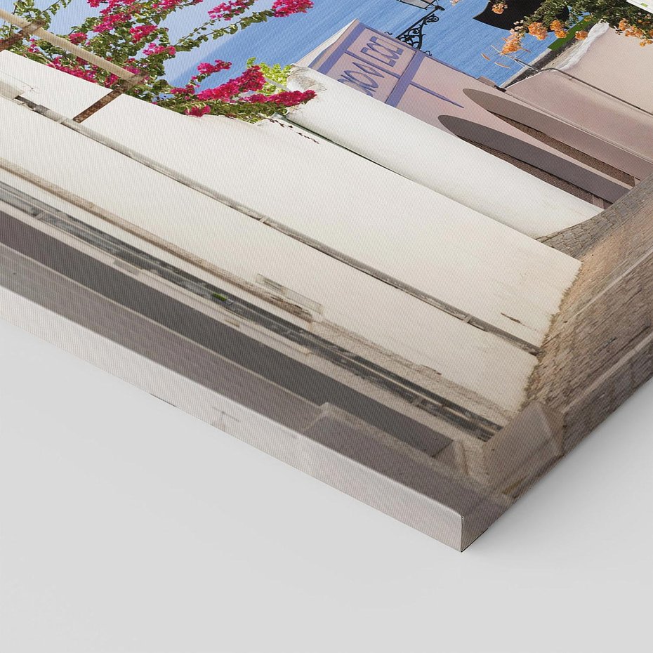 Obraz na płótnie 50x70 - Podróże w Czasie: Perspektywiczna Uliczka - uliczka, perspektywa