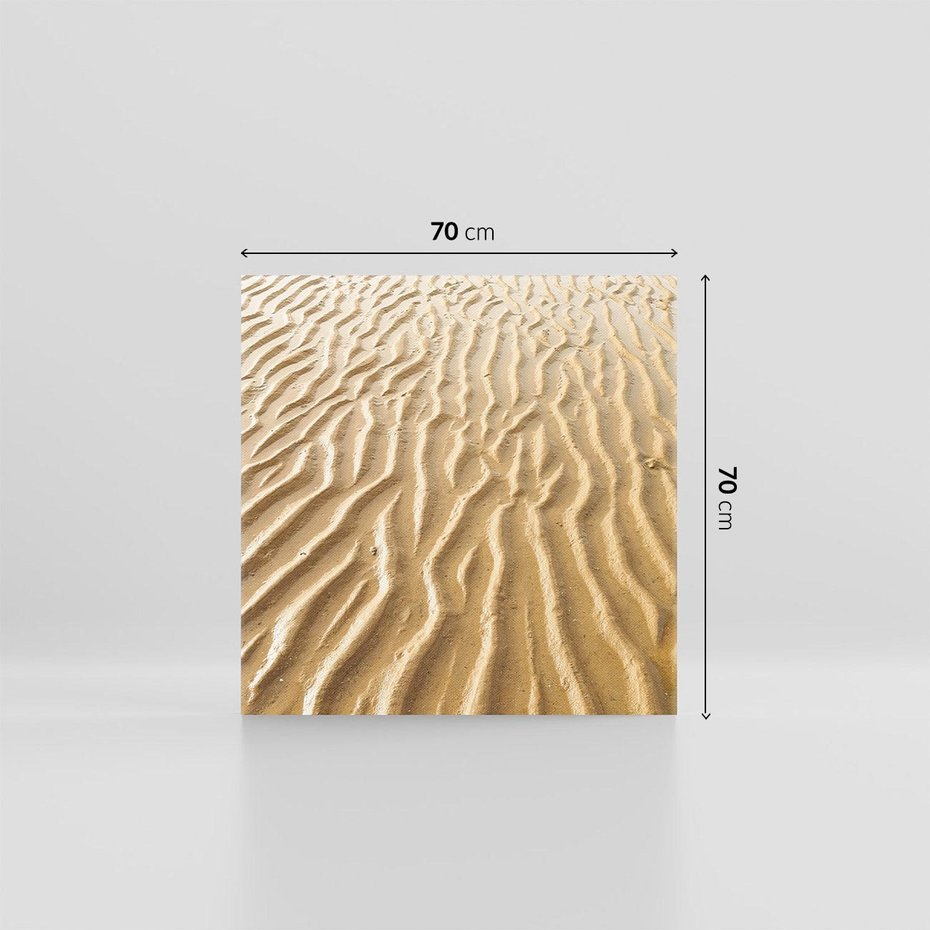 Obraz na płótnie 70x70 - Piasek i Nieskończoność - pustynia, piasek