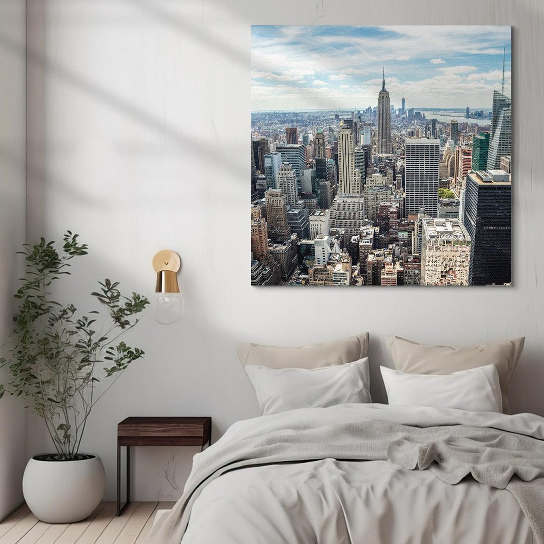 Obraz na płótnie 70x70 - Duch Nowego Jorku - Manhattan, Nowy Jork