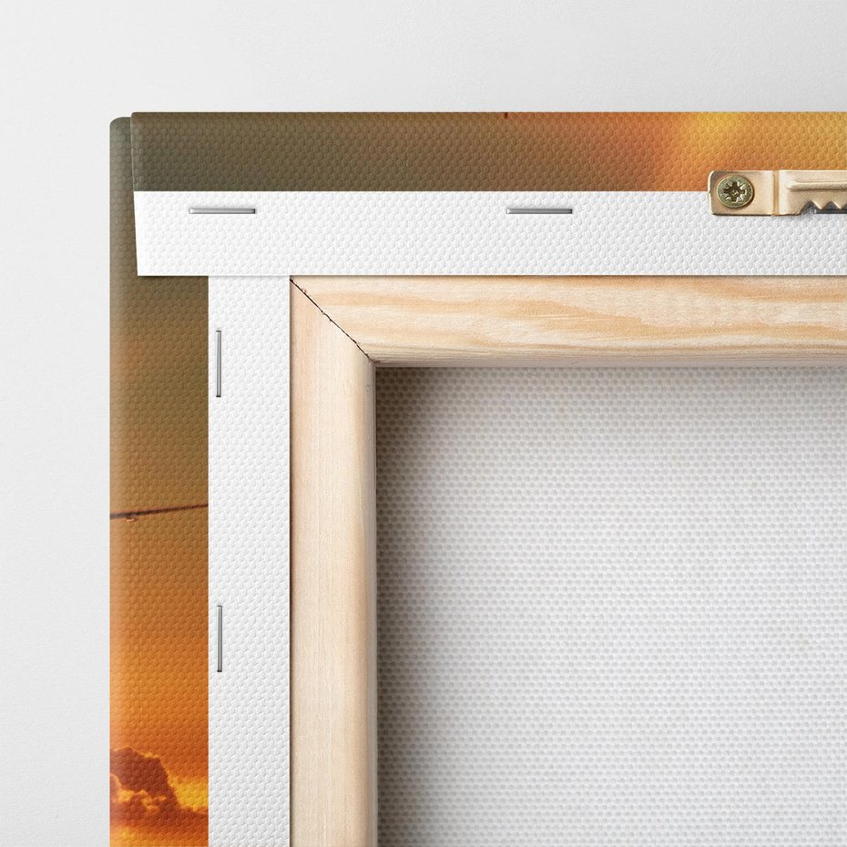 Obraz na płótnie 140x70 - Wolność podróży - samolot, słońce