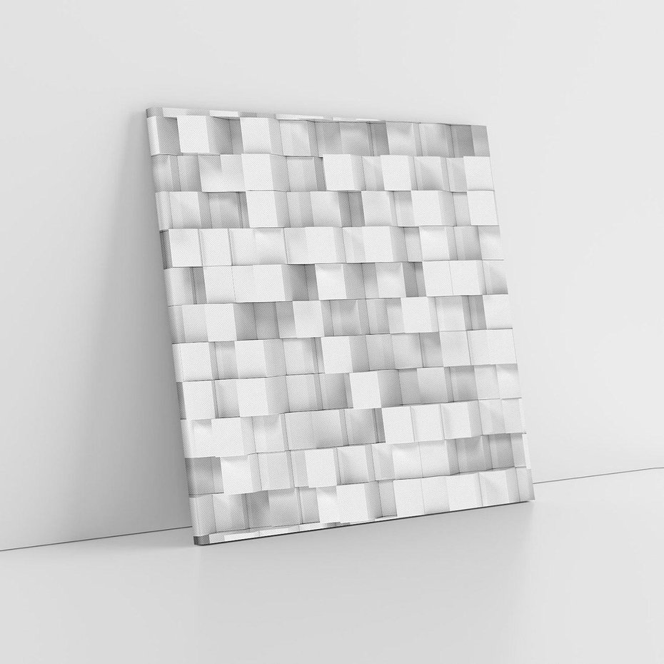 Obraz na płótnie 40x40 - Abstrakcja w 3D: kolorowa ekspresja - 3D, abstrakcja