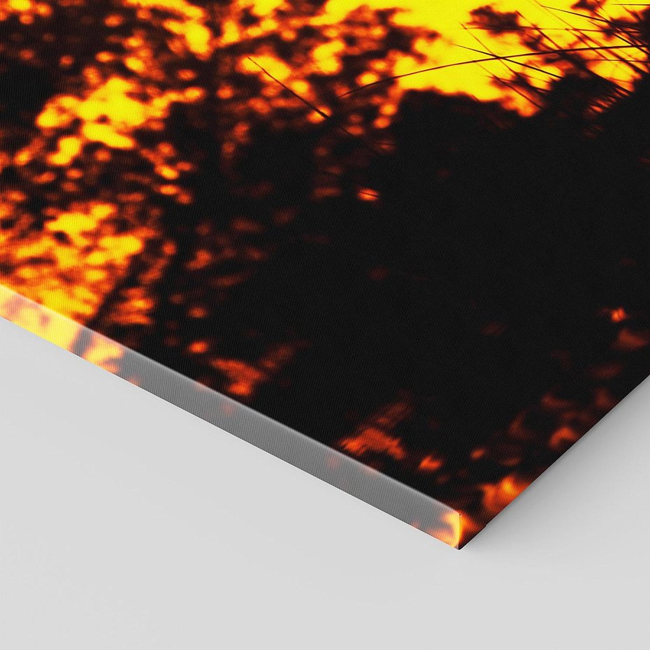 Obraz na płótnie 100x50 - Rower przy zachodzie słońca - rower, zachód