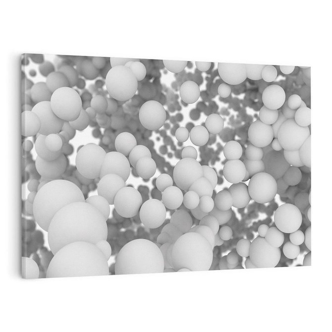 Obraz na płótnie 100x70 - Abstrakcyjne balony w locie - kule, abstrakcja