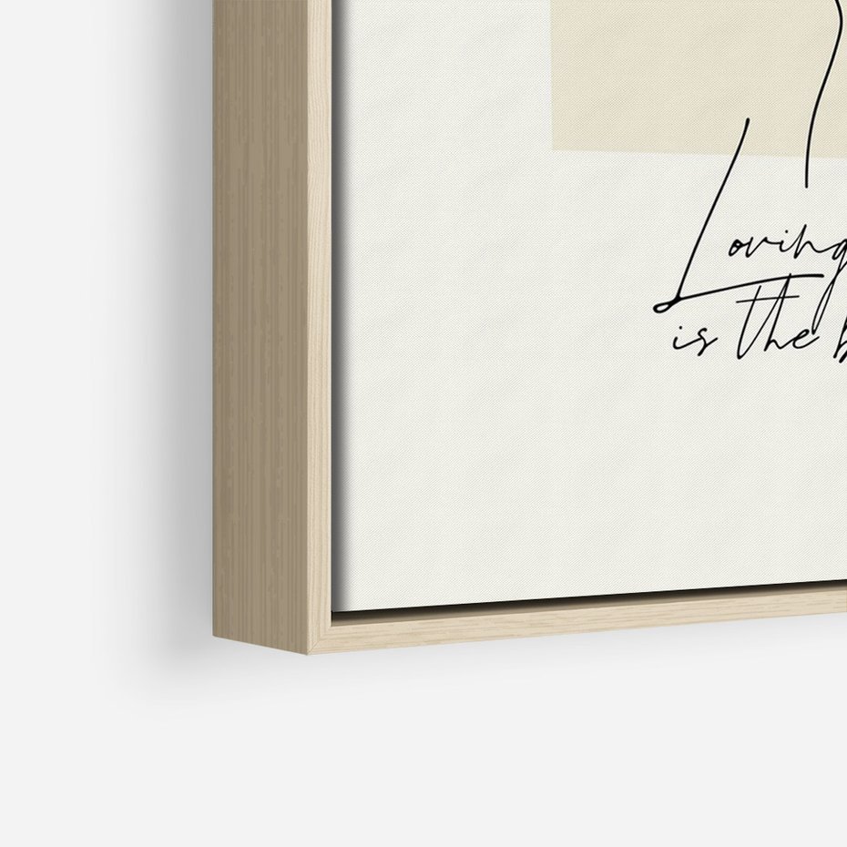 Obraz w ramie 50x70 - Moc to Ona - rysunek, sztuka nowoczesna - rama drewno