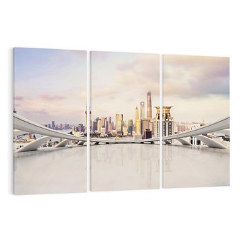 Obraz na płótnie 120x80 - Tętniące życiem Miasto Azji - Chiny, Miasto