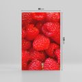 Obraz na płótnie 80x120 - "Maliny - Owocowy Raj - maliny, owoce