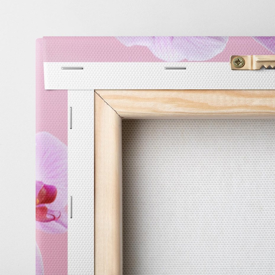 Obraz na płótnie 120x80 - Elegancka orchidea w pełnym rozkwicie - orchidea, kwiaty