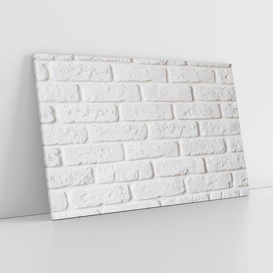 Obraz na płótnie 120x80 - Wymiarowa Struktura - ściana, cegła