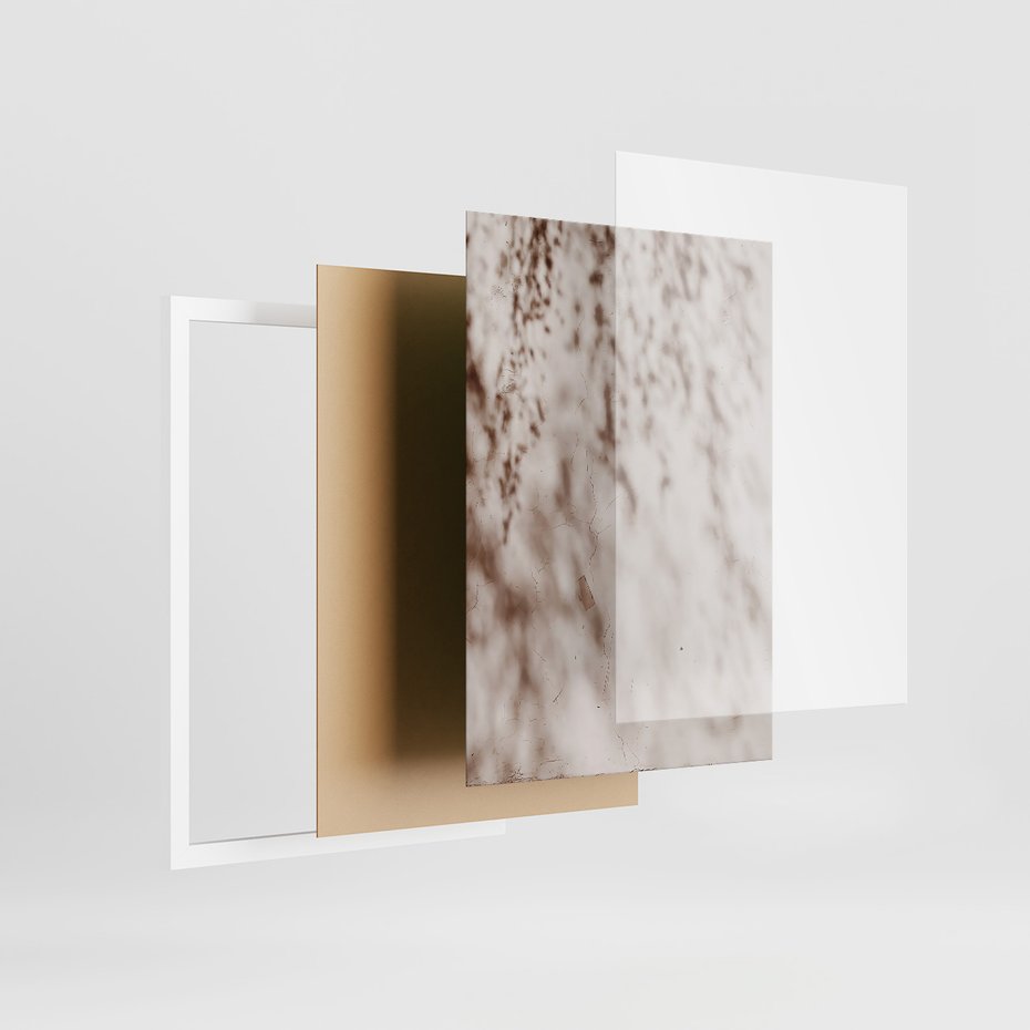 Zestaw obrazy w ramie 30x40 galeria - Trawy, zachód, słońca, cienie - rama biała