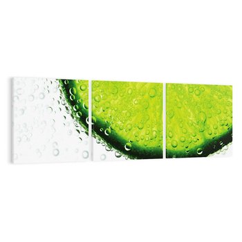 Obraz na płótnie 150x50 - Świeżość i kwasowość limonki - limnka, owoce