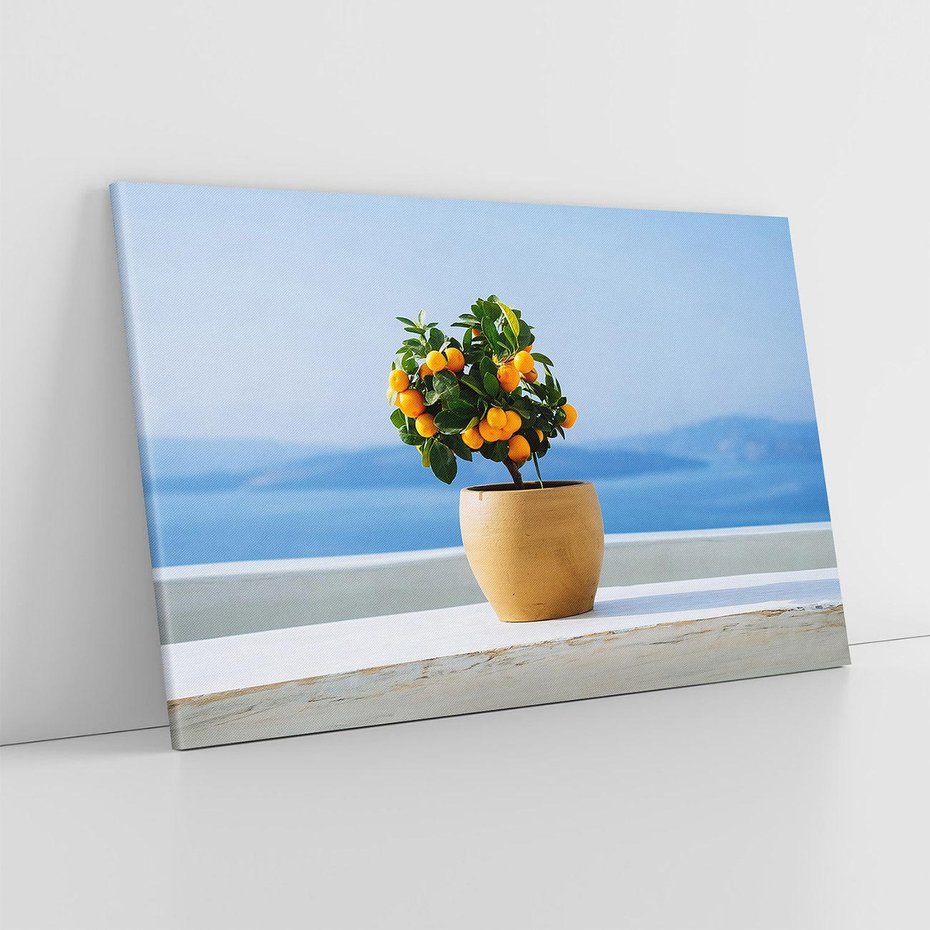 Obraz na płótnie 70x50 - Uroki Santorini - Santorini, Grecja