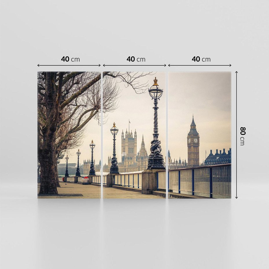 Obraz na płótnie 120x80 - Ikona Londynu - Londyn, Big Ben