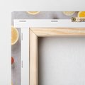 Obraz na płótnie 60x60 - Cytryny i Pomarańcze - Owoce Letniego Słońca - cytryny, pomarańcze