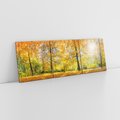 Obraz na płótnie 150x50 - Jesień w Lesie: Urok Lasu - jesień, las