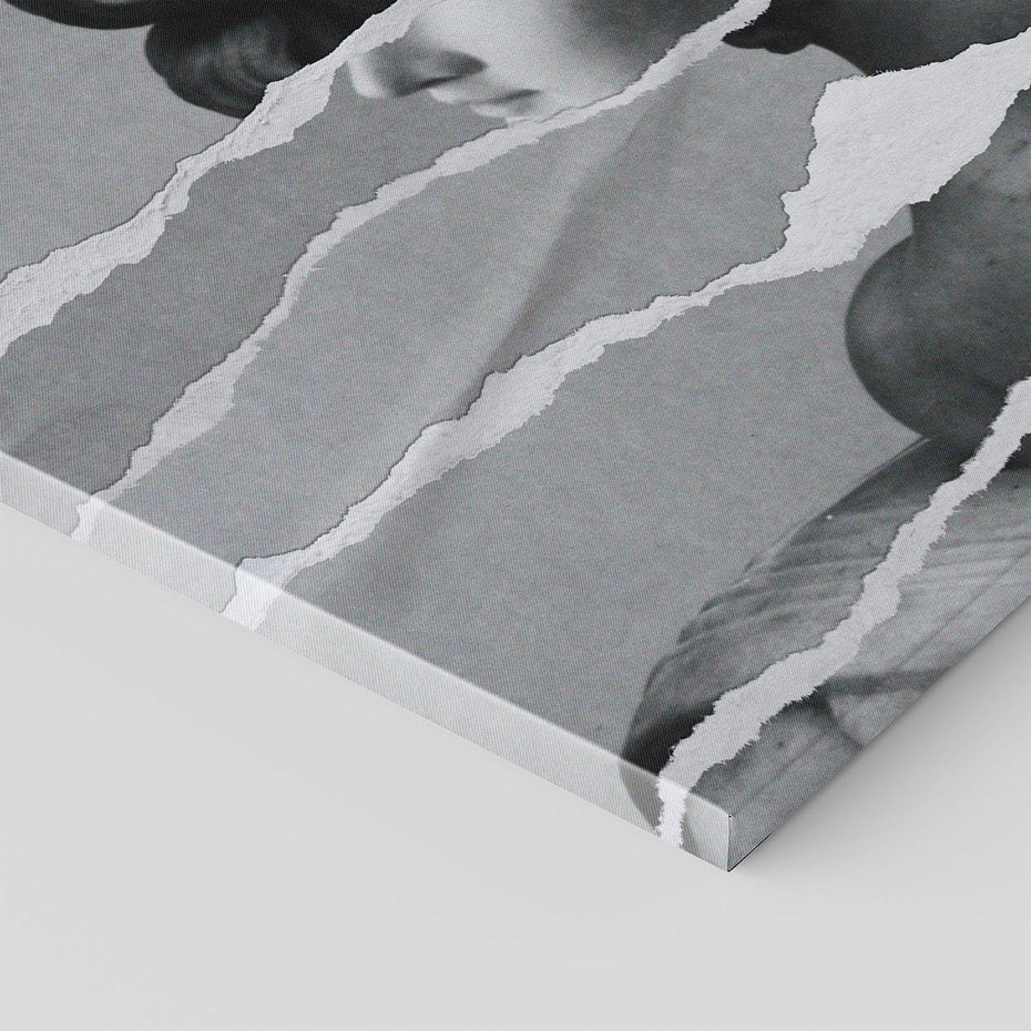 Obraz na płótnie 100x70 - Kolaż z Antyczną Rzeźbą - antyczna rzeźba, kolaż ze zdjęć