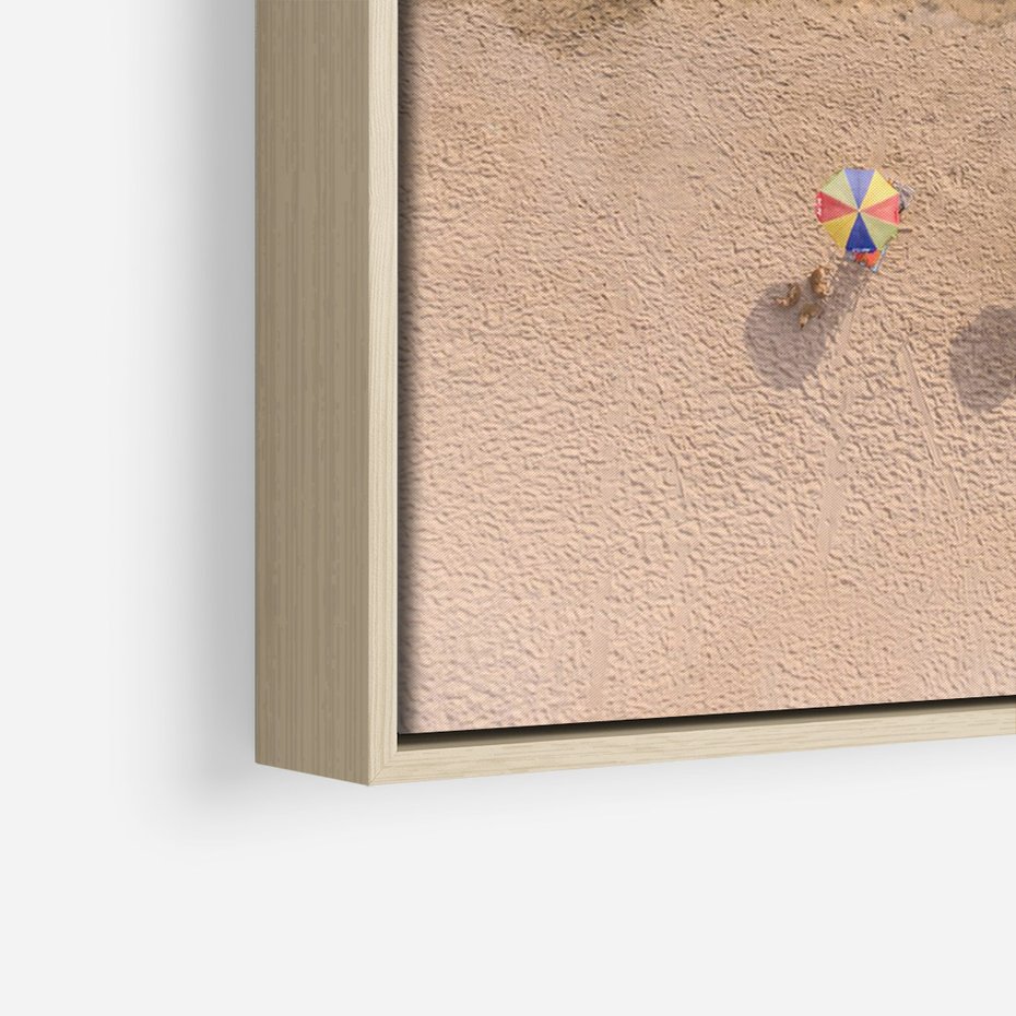 Obraz w ramie 80x120 - Letnie Wakacje na Horyzoncie - plaża, morze - rama drewno