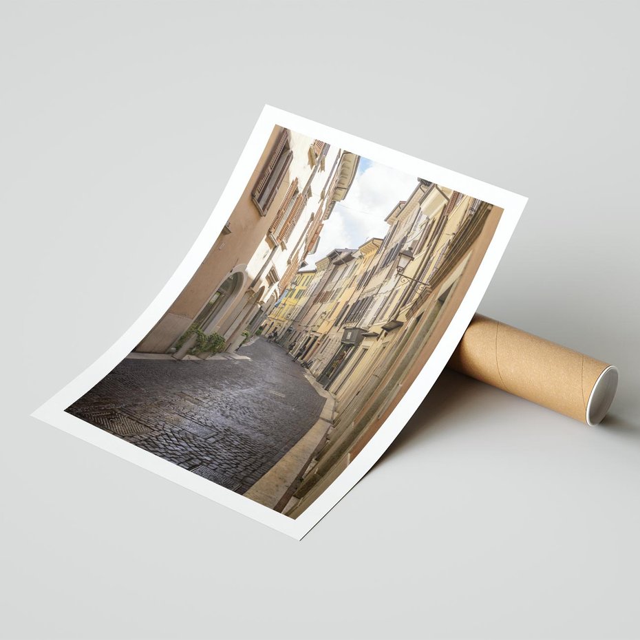 Plakat bez ramy 40x50 - Magiczne widoki - uliczka, perspektywa