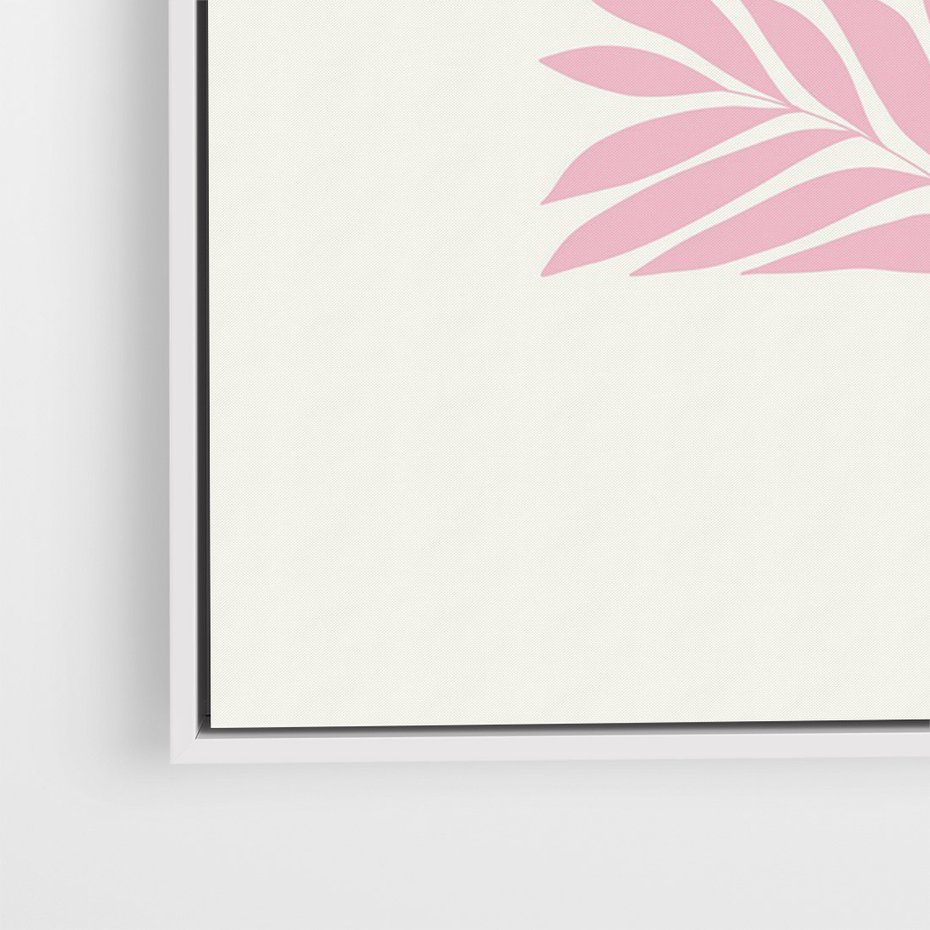 Obraz w ramie 50x70 - Żart z Czaszką - abstrakcja, sztuka nowoczesna - rama biała