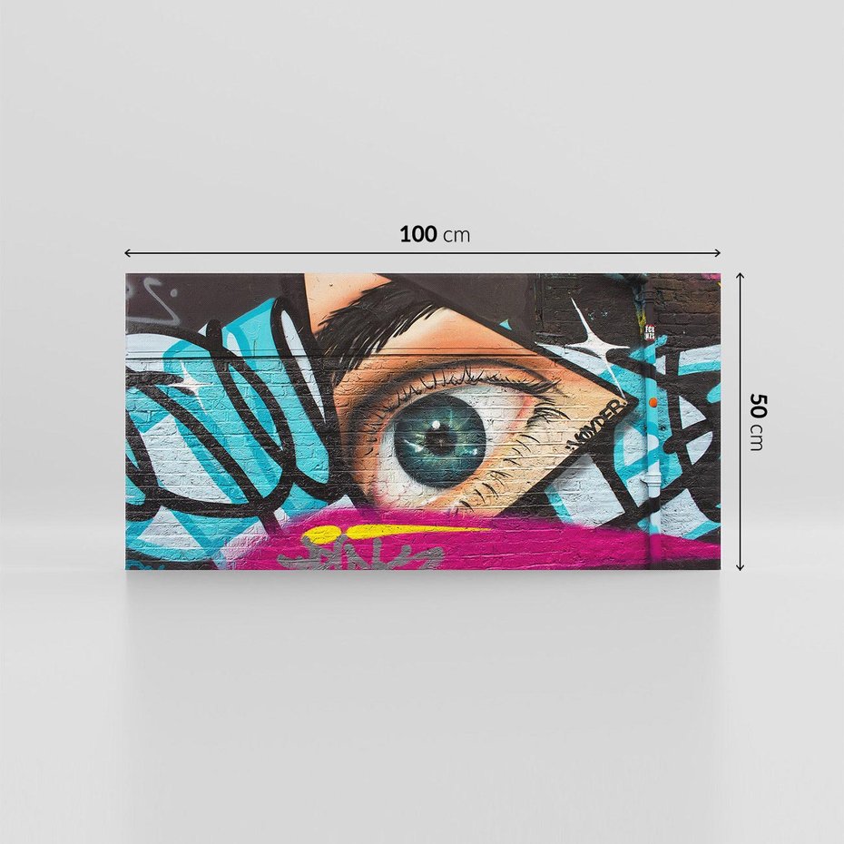 Obraz na płótnie 100x50 - Wibracje kreatywności graffiti - graffiti