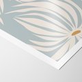 Plakat bez ramy 21x30 - Kwiatowe Kształty - kwiaty, nowoczesne i minimalistyczne