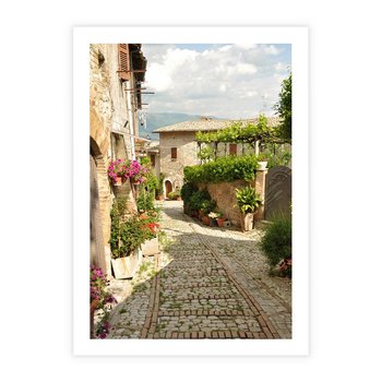 Plakat bez ramy 40x50 - Włoskie Uliczki - włoska, uliczka